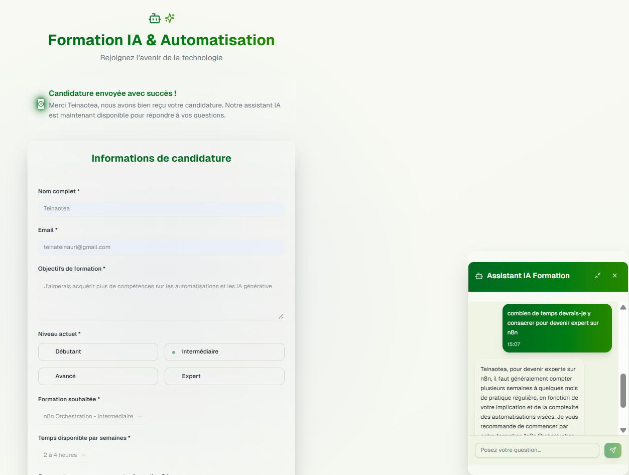 Dashboard Résultats